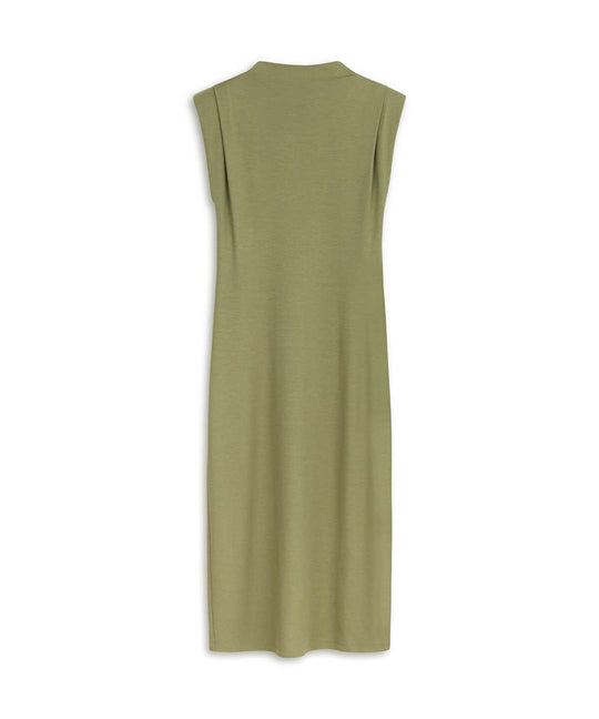 Dress with Shoulder Pads