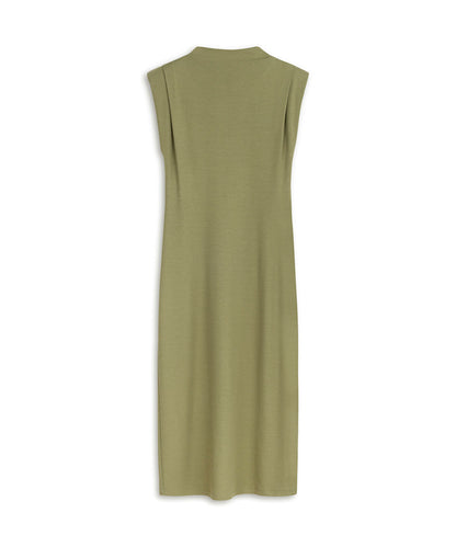 Dress with Shoulder Pads