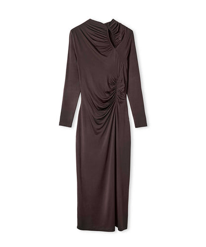 Draped Cutout Dress