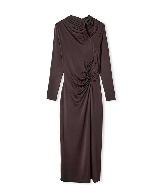 Draped Cutout Dress