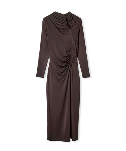 Draped Cutout Dress