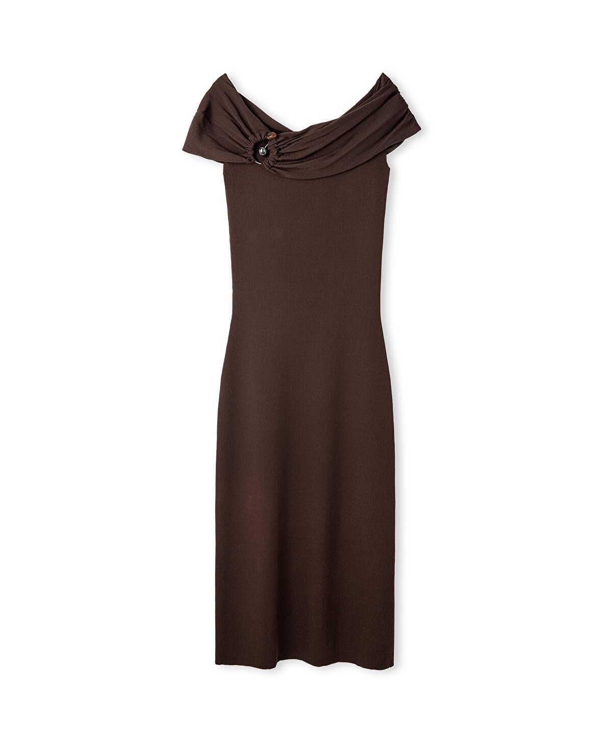 Off-the-Shoulder Knit Dress
