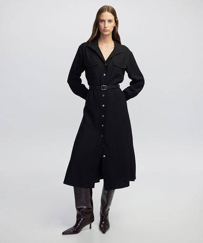 Belted Shirt Dress
