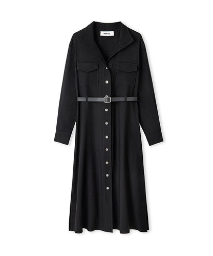 Belted Shirt Dress