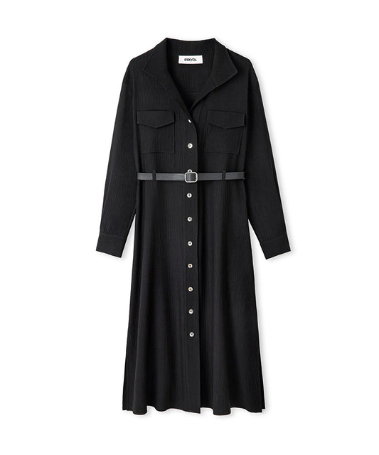 Belted Shirt Dress