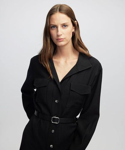 Belted Shirt Dress