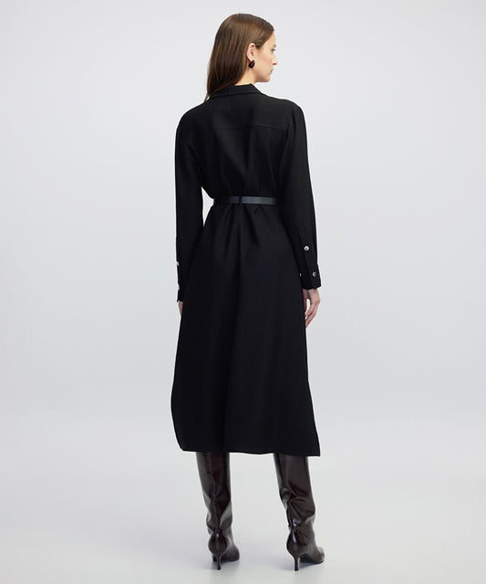 Belted Shirt Dress