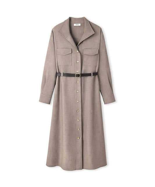 Belted Shirt Dress