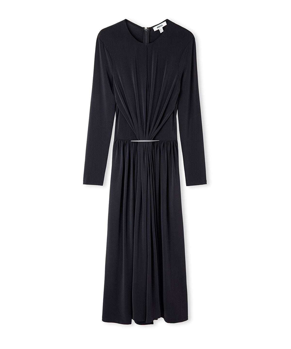 Zoomed Gathered Jersey Dress