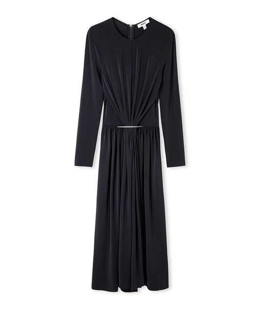Gathered Jersey Dress