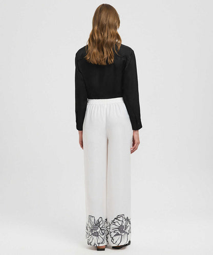 Floral Print Trousers