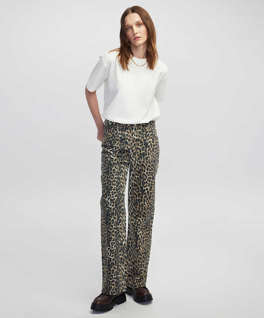 Leopard Print Trousers