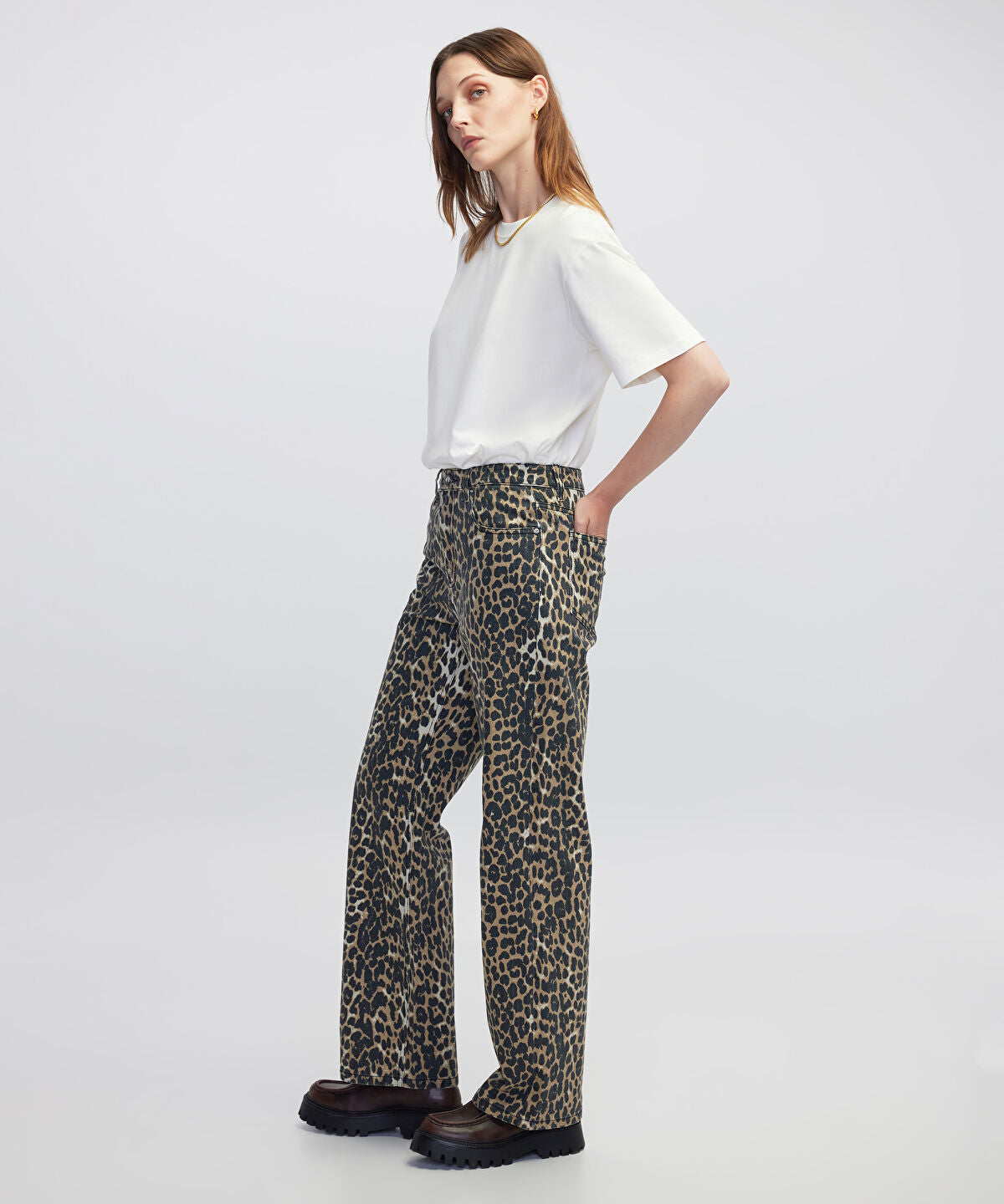 Leopard Print Trousers