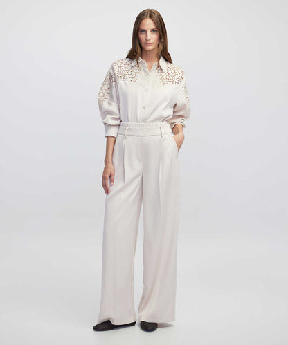 Layered Waist Trousers