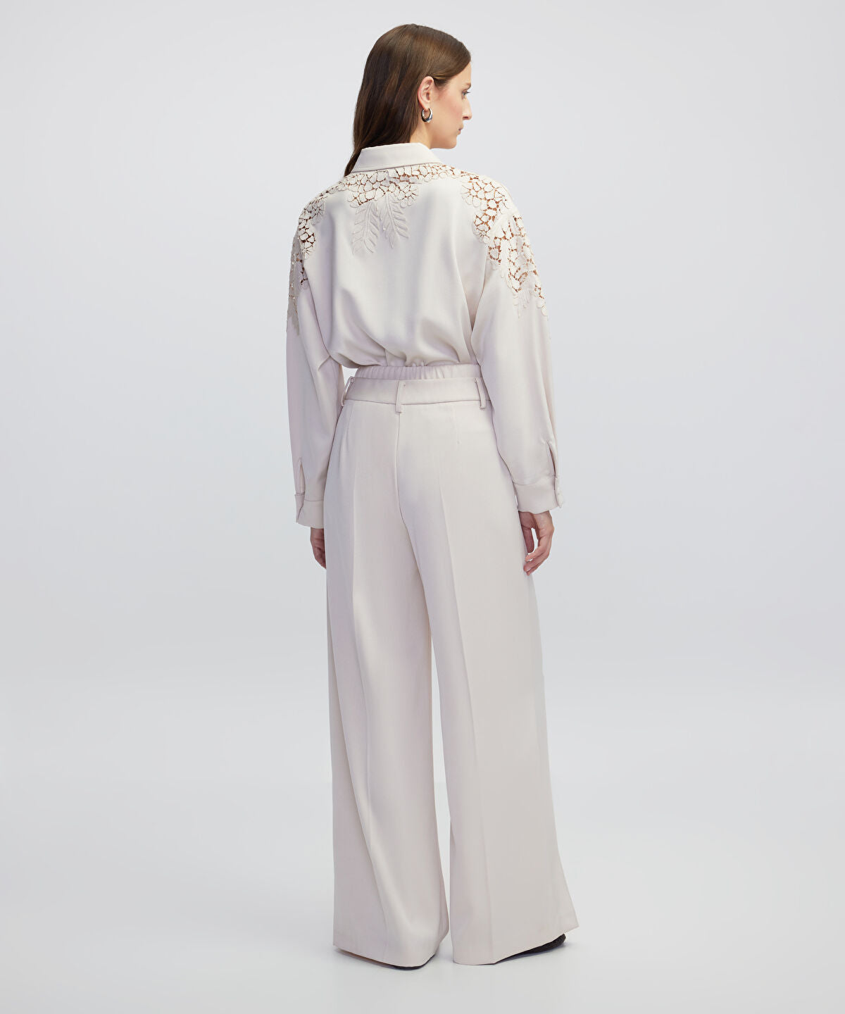 Zoomed Layered Waist Trousers