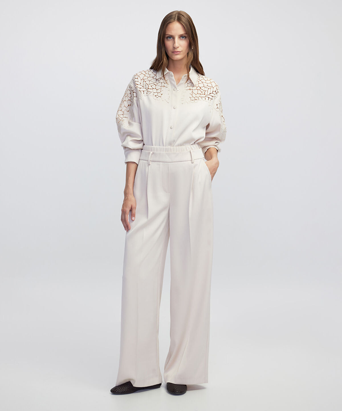 Layered Waist Trousers