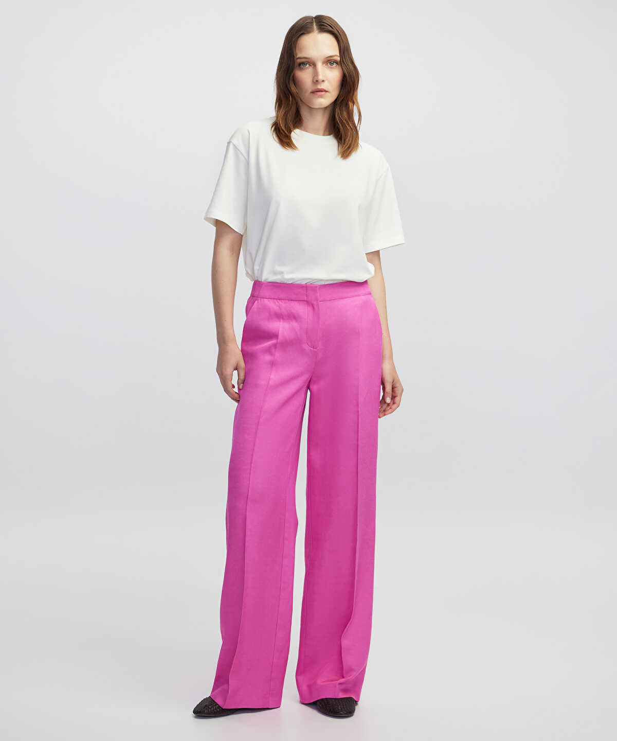 Zoomed Wide-Leg Trousers