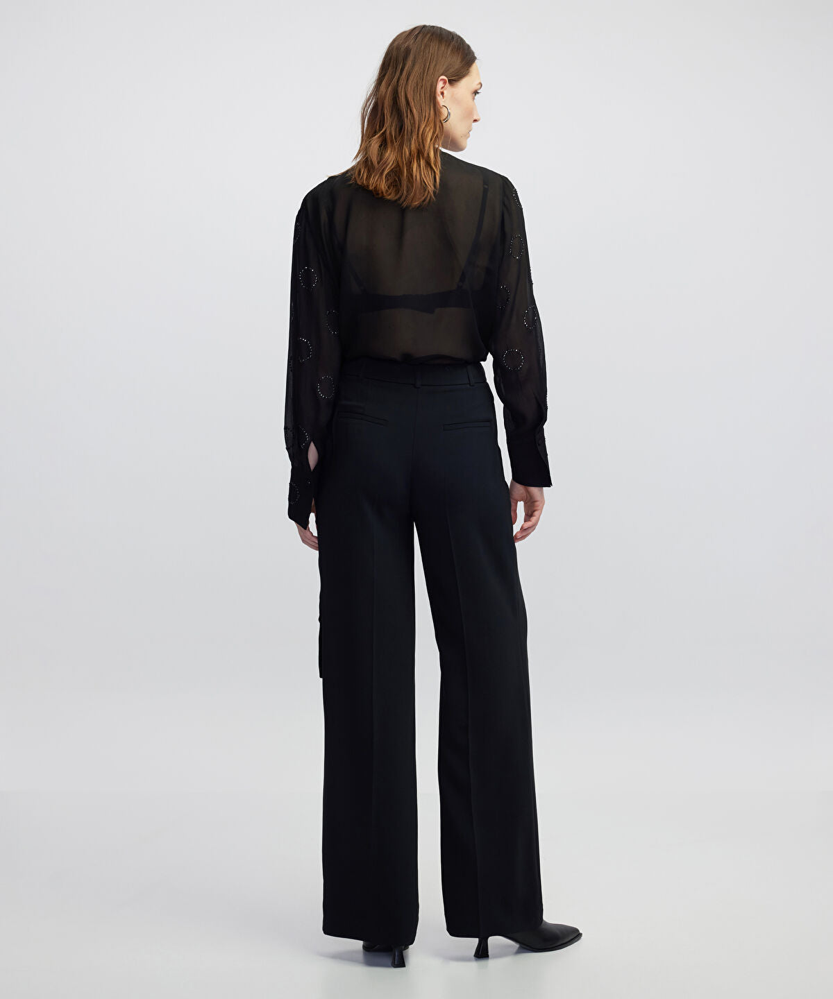 Contrast Belt Trousers