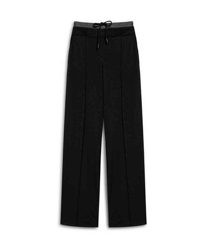 Color-Block Contrast Waist Trousers