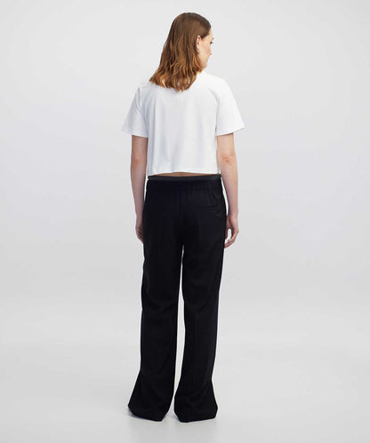 Color-Block Contrast Waist Trousers