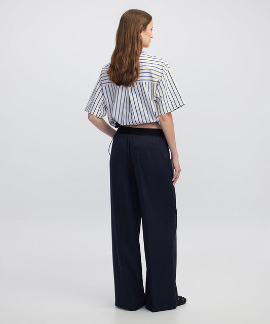 Mixed Media Trousers