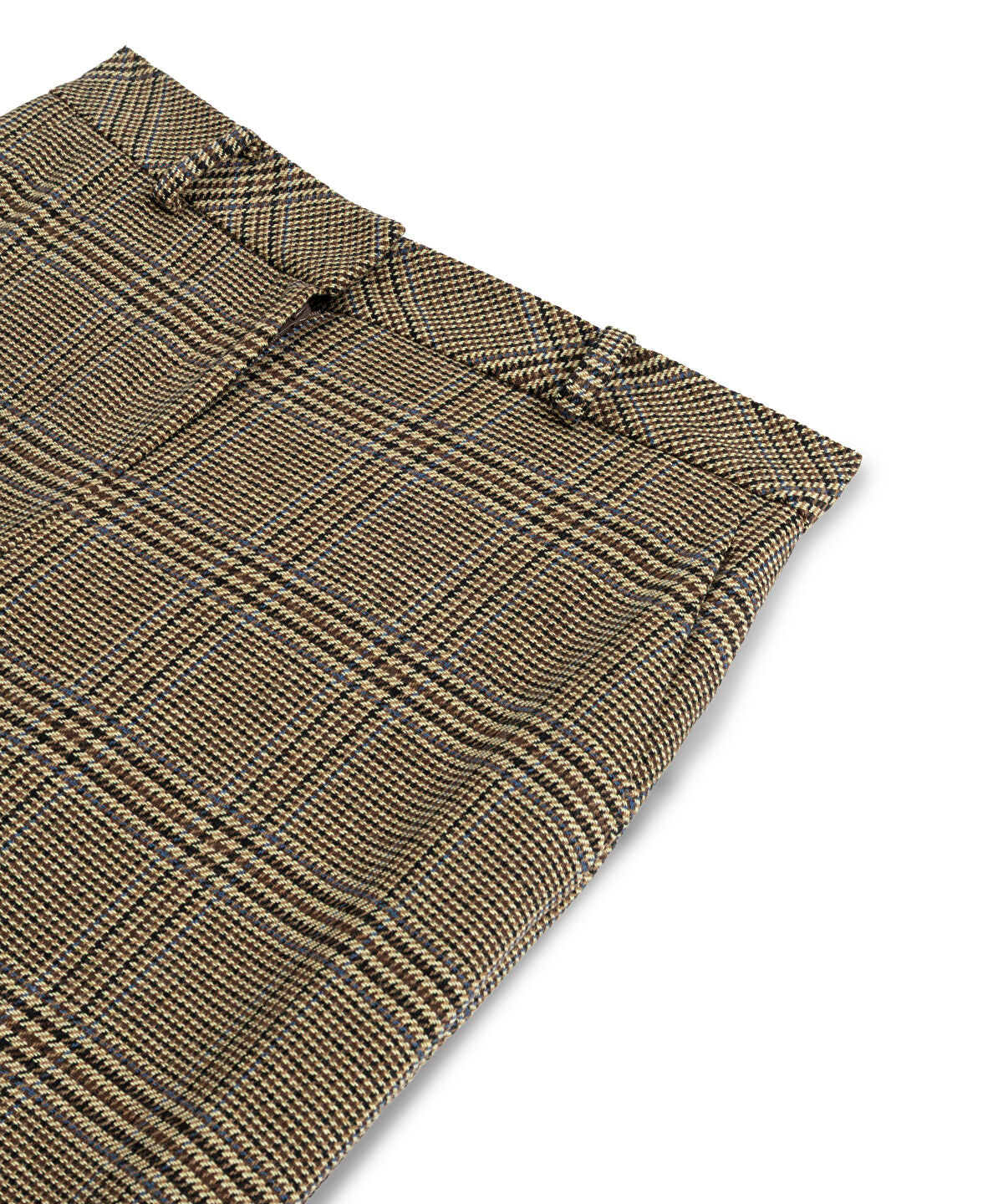 Zoomed Plaid Trousers