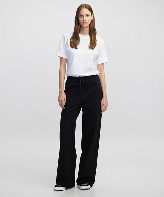 Embellished Wide-Leg Trousers