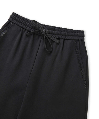 Embellished Wide-Leg Trousers
