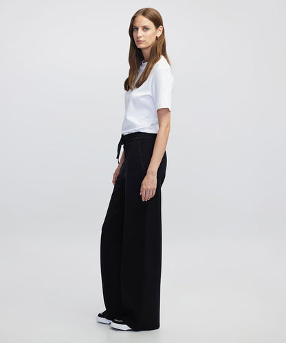 Embellished Wide-Leg Trousers