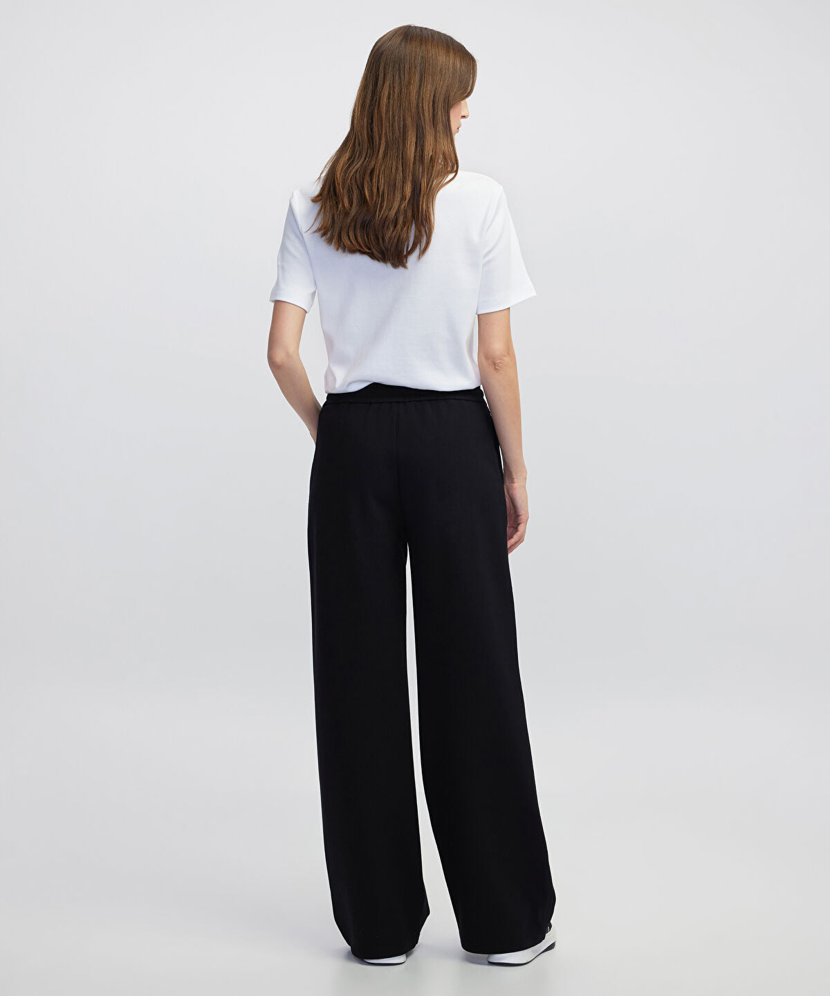 Embellished Wide-Leg Trousers
