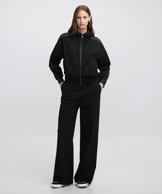 Embellished Wide-Leg Trousers