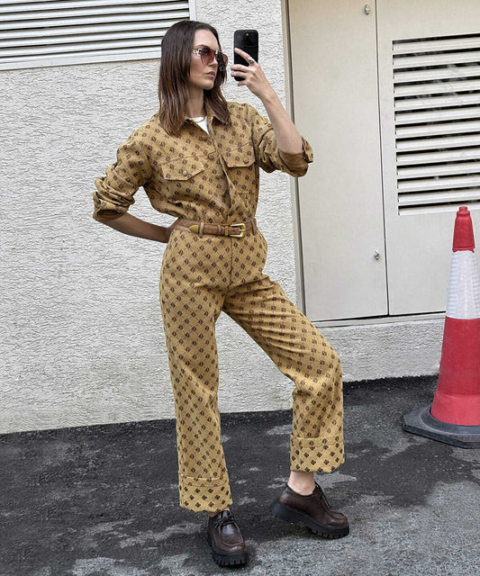Monogram Jacquard Trousers