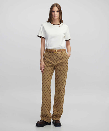 Monogram Jacquard Trousers