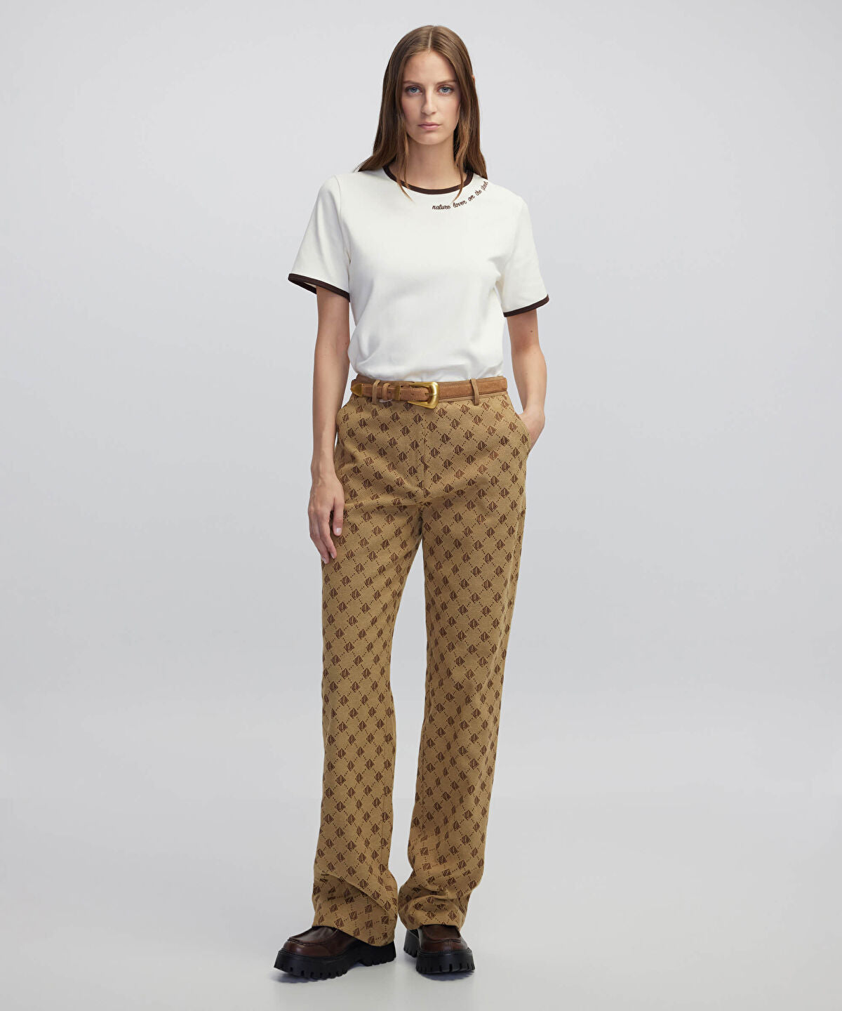 Monogram Jacquard Trousers