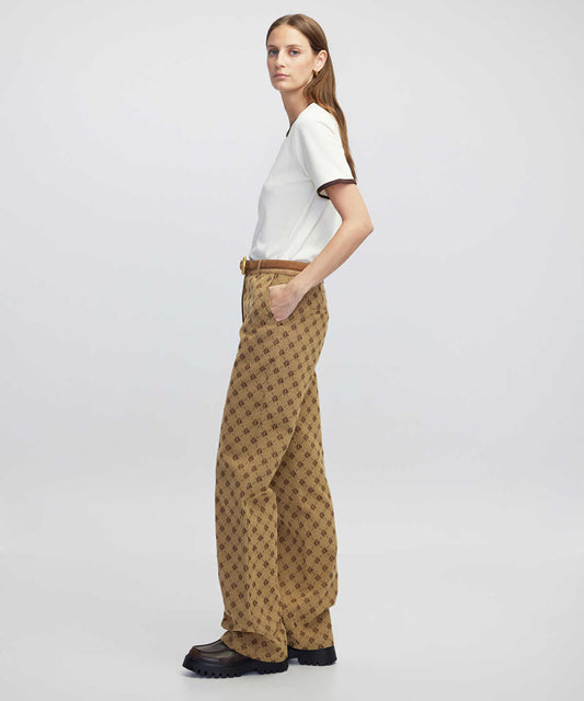 Monogram Jacquard Trousers