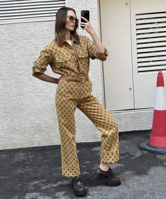 Monogram Jacquard Trousers