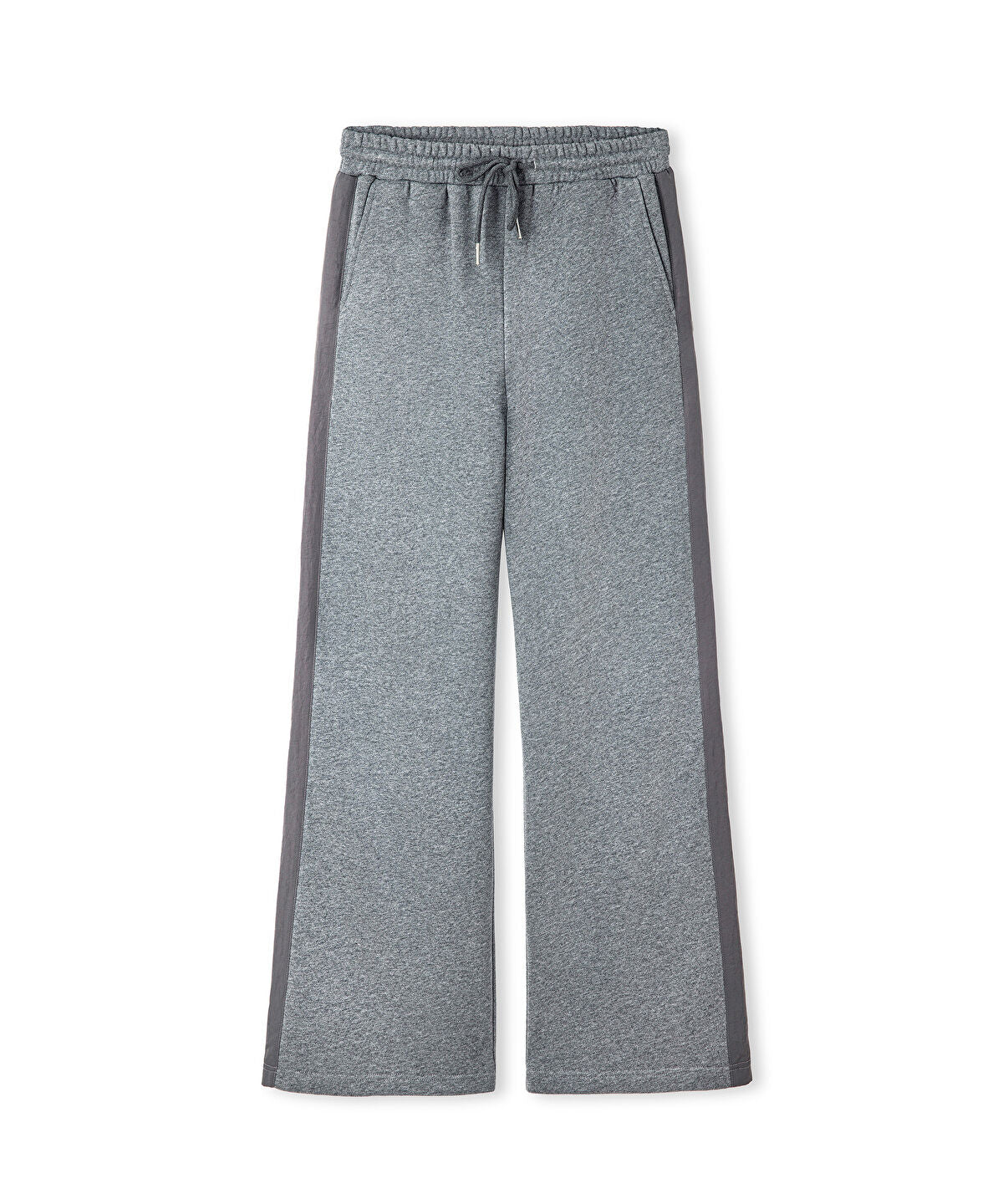 Color-Block Wide-Leg Trousers