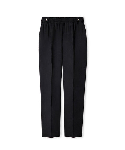 Elastic Waist Carrot Trousers