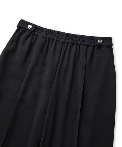 Elastic Waist Carrot Trousers