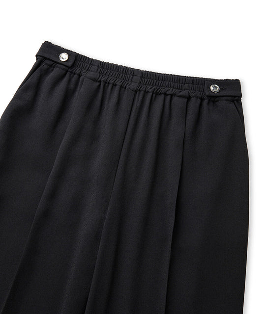 Elastic Waist Carrot Trousers