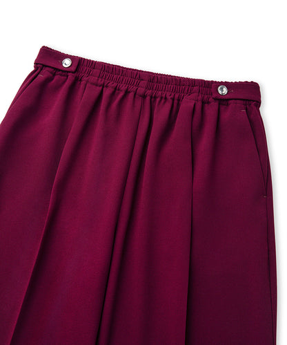 Elastic Waist Carrot Trousers