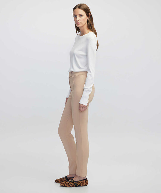 High-Rise Skinny Trousers