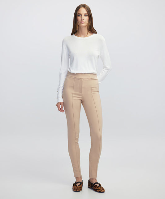 High-Rise Skinny Trousers
