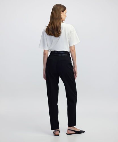 Double Belt Carrot Trousers