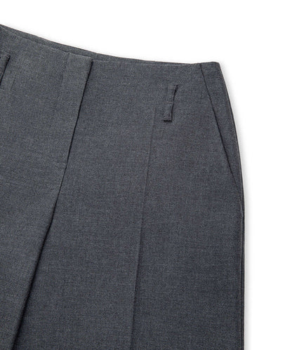 Belted Wide-Leg Trousers