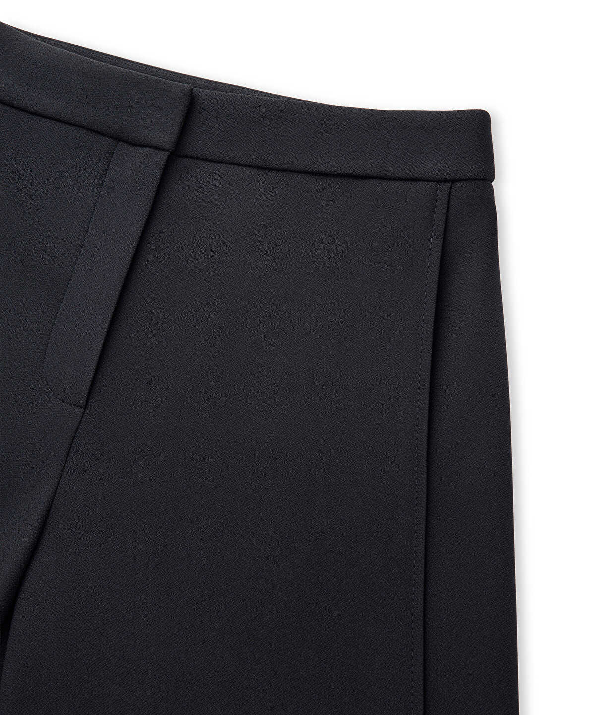 Zoomed Side-Panel Wide-Leg Trousers