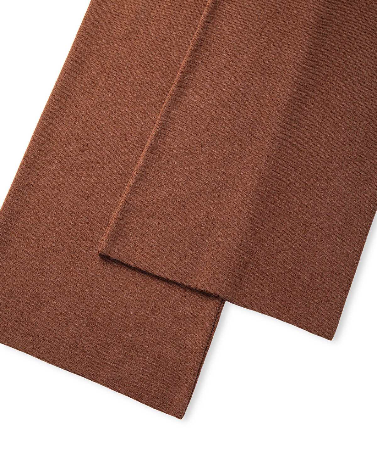 Zoomed Wide-Leg Knit Trousers with Elastic Waist