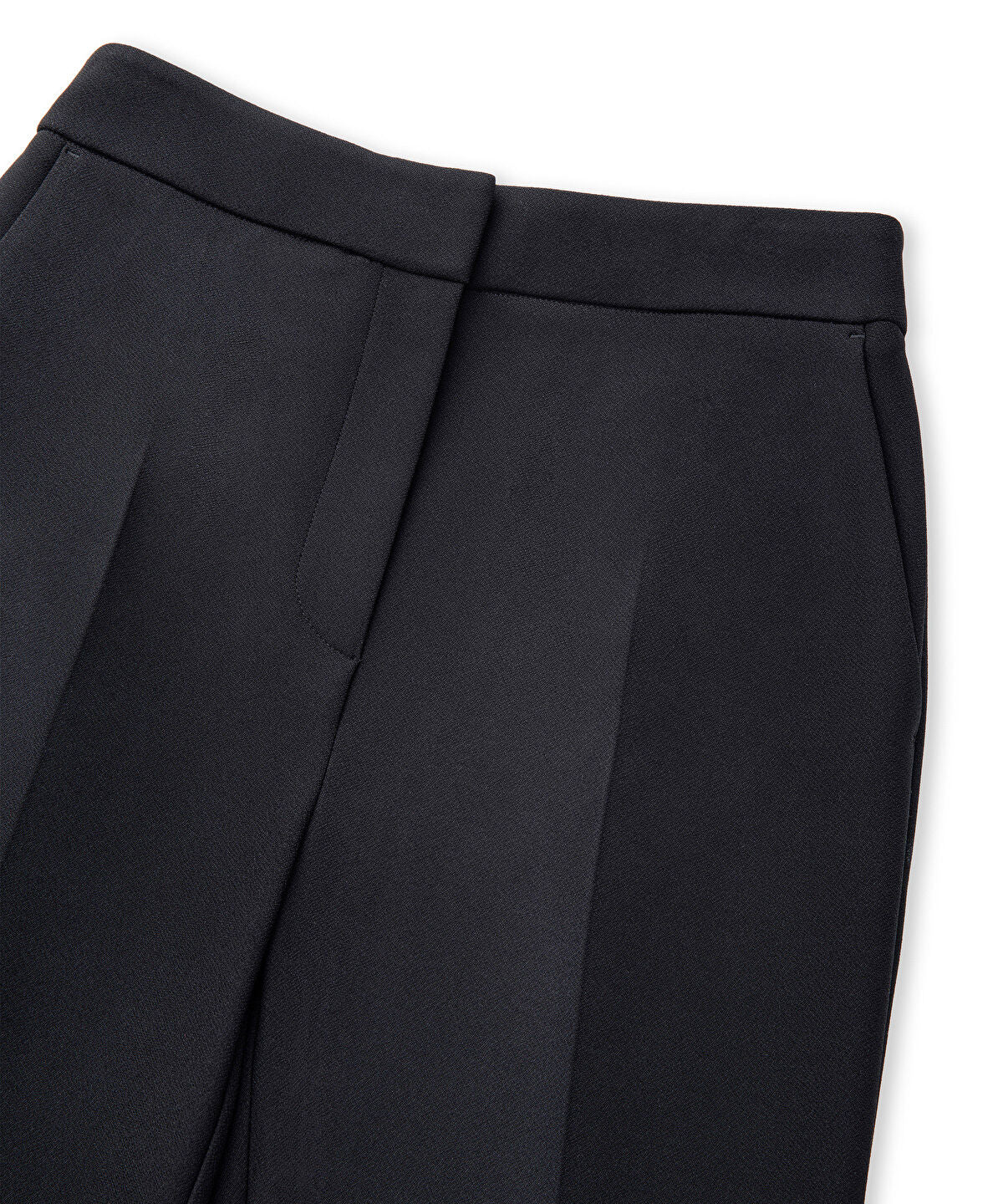 Zoomed Elastic-Back Cigarette Trousers