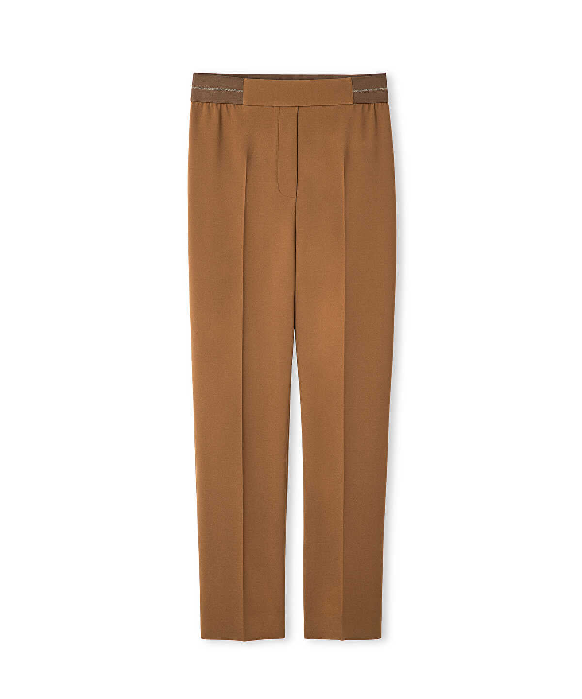 Metallic Stripe Skinny Trousers
