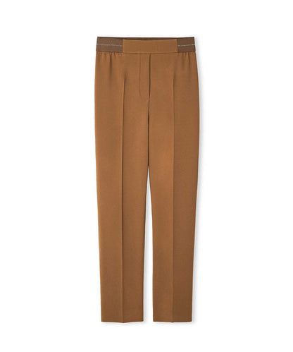 Metallic Stripe Skinny Trousers